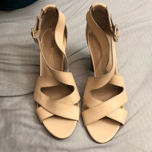Sole society beige heels size 7